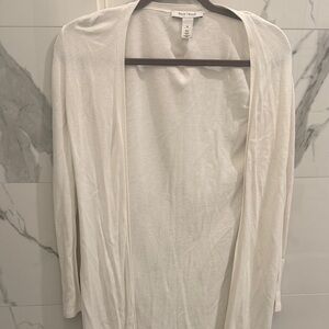 White House Black Market Cream Cardigan